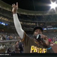 Illustration for article titled Padres' Franmil Reyes Serenades Home Crowd With Rendition Of "I Will Always Love You"
